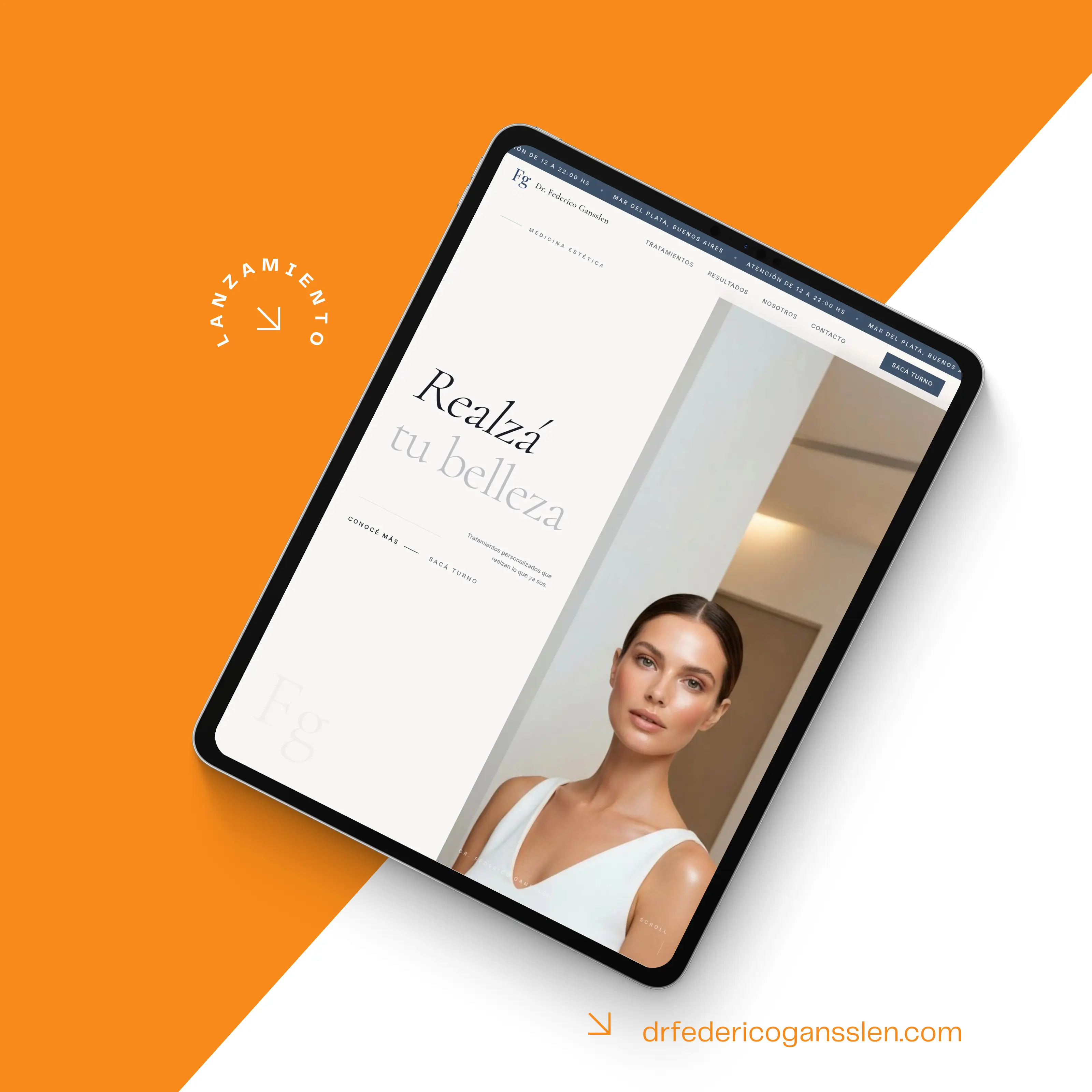 Estética Dr Federico Gansslen – lanzamiento web